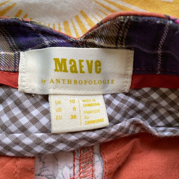 Anthropologie Maeve Floral Wide Leg - 6 - Picture 2 of 2